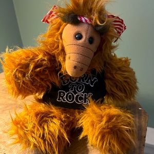 Vintage 80’s Alf plush puppet rock and roll